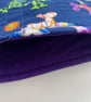 Skull Print Fabric Quilted Book Sleeve - Paperback Size - Image 5