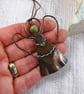 Angel, Copper Hanging Decoration with Jade Gemstone - Image 5