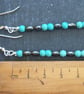 sterling silver morse code earrings - I CAN - Image 4