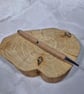 Hand Turned Wooden Twist Pen - Lacewood with Chrome Plating - Image 2