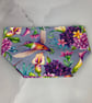 Hummingbirds fabric basket, Birds storage bin, Handmade - Image 4