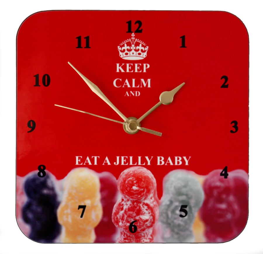 Wall Clock Jelly Babies Folksy