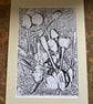 Monochrome Singular Print Eco Friendly Unique Gifts signed picture Spoons - Image 1