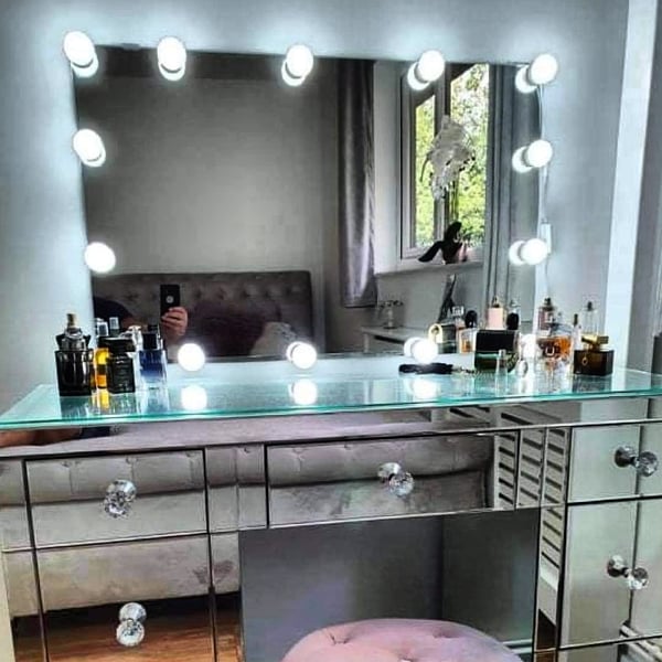 Large Hollywood mirror 96x60cm extra large Hollywood mirror's new glass mirror .