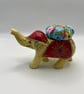 Vintage Elephant Pin Cushion - Red