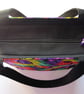 Zipped handbag, feathers design. - Image 4