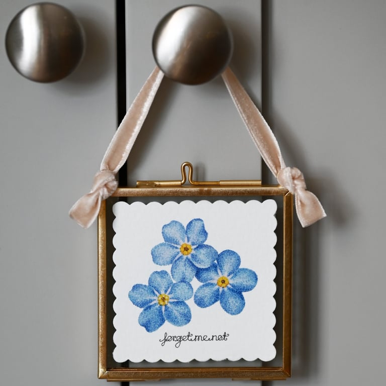 Forget-Me-Not Miniature Frame