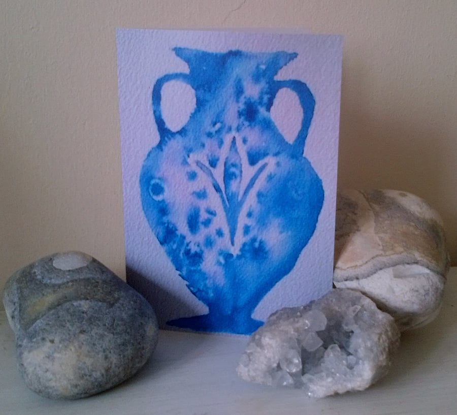 'Greek Vase' Greeting Card 