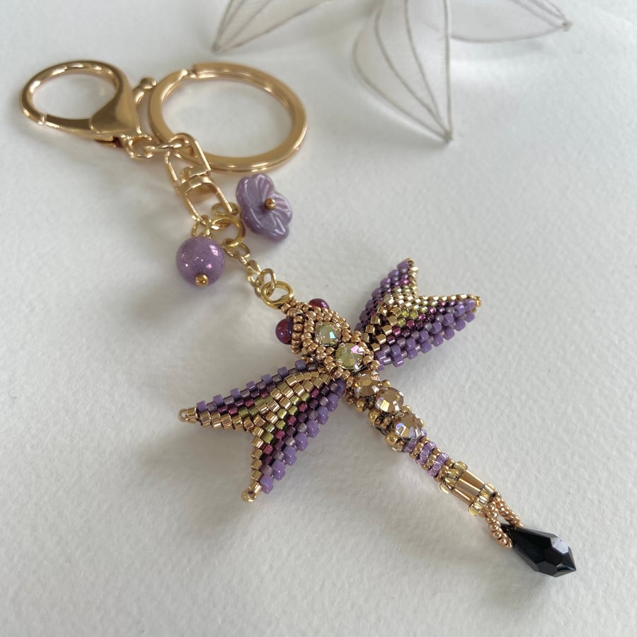 Dragonfly Bag Charm.