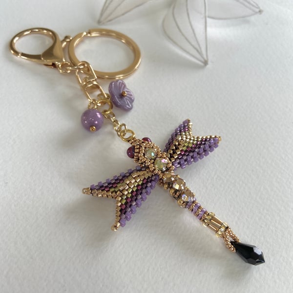 Dragonfly Bag Charm.