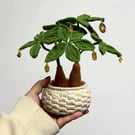 Crochet Lucky Money Tree Plush Pattern – Prosperity Plant Tutorial (PDF Digital)