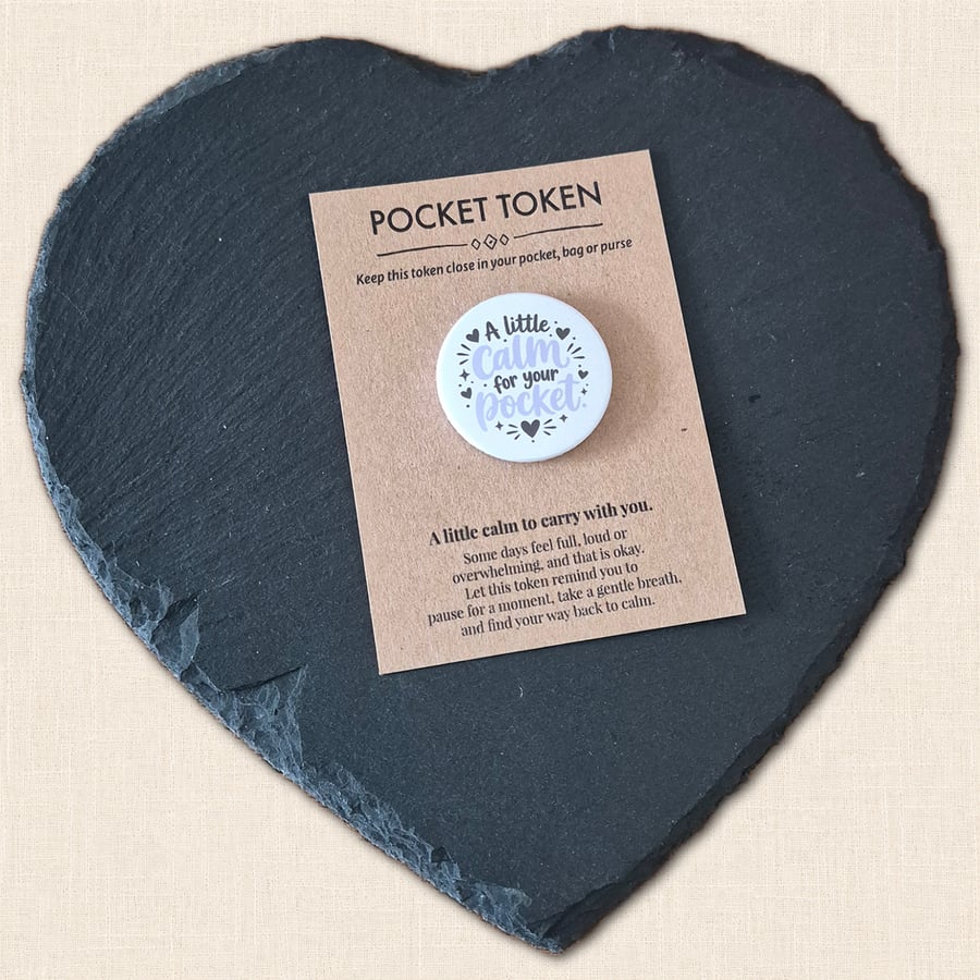 A Little Calm for Your Pocket Token - Little Reminder to Pause