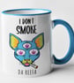 I Don't Smoke Da Reefa Cannabis Mug 420 Weed Trippy Mug Adult Humour Stoner - Image 1
