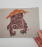 Spotted Toad wearing South American hat - A5 print - Image 4