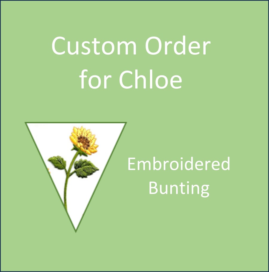 Custom order for Chloe