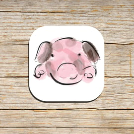 Pig Coaster, Piggy Coaster, Pigs, Piglet, Gloucester Old Spot, Farmyard Animal,