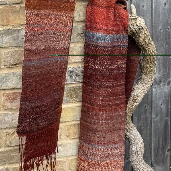 Terracotta Stripe Scarf