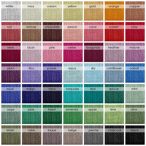 Sinamay Colour Swatch