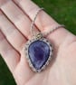Lepidolite Macrame Pendant  - Image 3