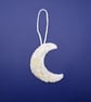 Bead embroidery Crescent moon decoration  - Image 8
