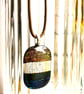 Four Texture Dichroic Glass Pendant  - Image 2