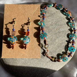 Earring and Necklace Set