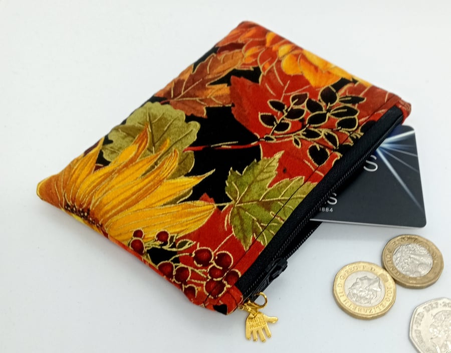 Autumn coin and card purse 284KF