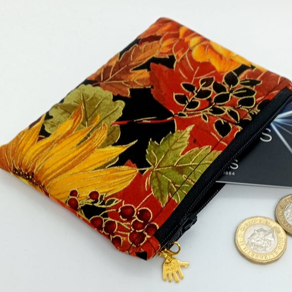 Autumn coin and card purse 284KF