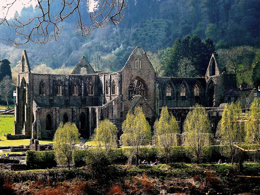 Tintern Abbey Monmouthshire Wales. Greeting cards