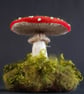 Handmade Woodland Sculpture - Needle-Felted Toadstool Mushroom by The Mossy Nook - Image 2
