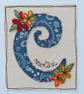 Personalised Embroidered Name Card - Image 3