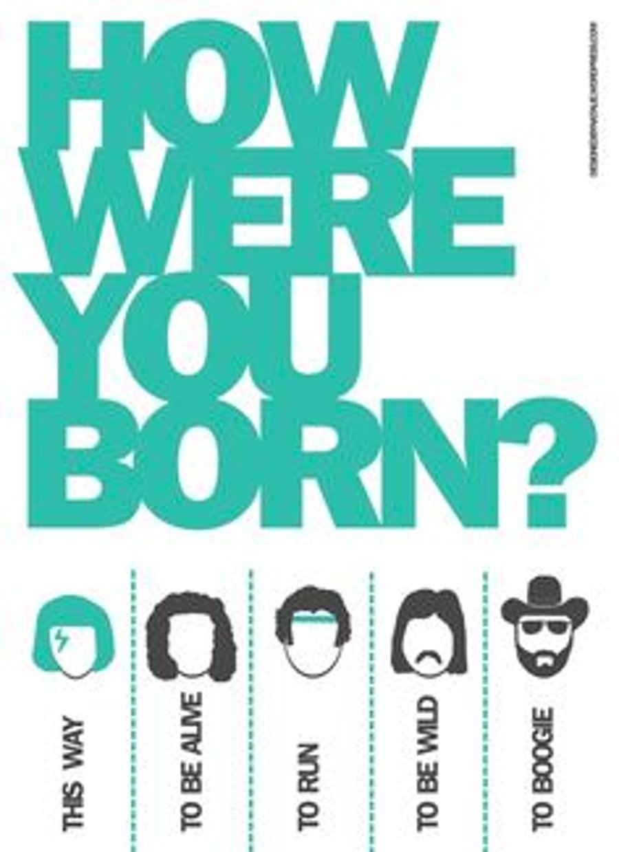 How Were You Born? Blank Greeting Card