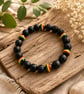 Rasta-inspired Lava Stone Bracelet  - Image 2