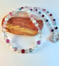 Fluorite And Agate Necklace - Handmade Gift, Bridesmaid, Anniversary, Birthday - Image 2
