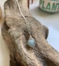 Aquamarine Drop Necklace - Image 2