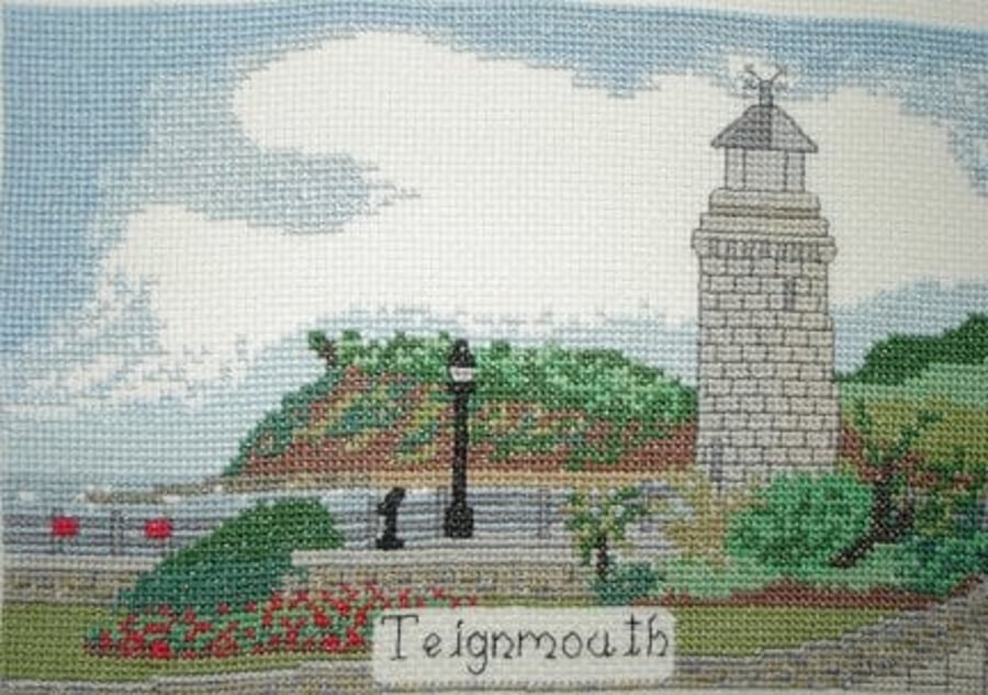 Teignmouth in Devon cross stitch kit