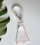 Macrame Loop & Tassel Dog Toy (Small) - Image 1
