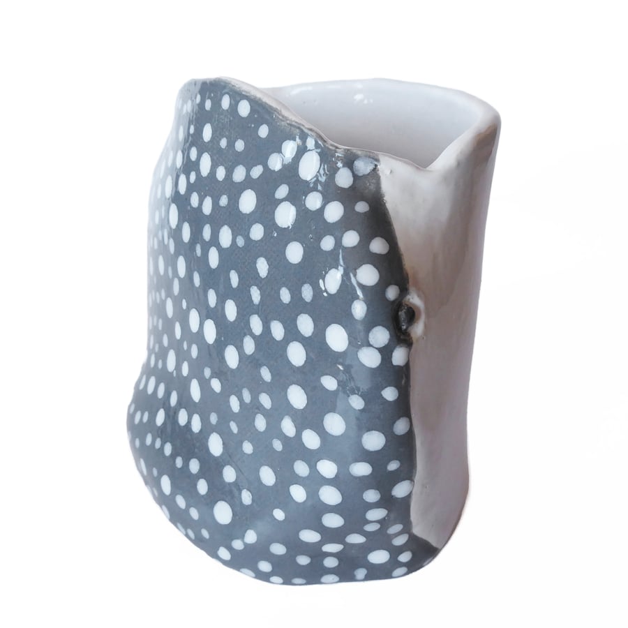 Whale Shark Ceramic Pot - Handmade