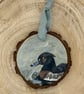 Original Tufted Duck Bird Portrait Decoration 