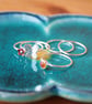 Sterling silver stacking ring set - Image 5