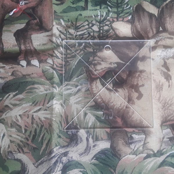 3 and a half " Acrylic Patchwork template square, 3mm thick acrylic 