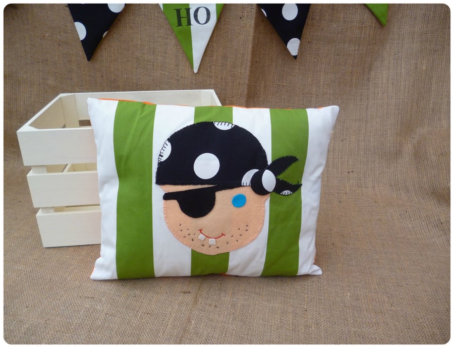 Green Stripe Pirate Cushion (SKU00477) ON SALE