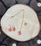 Mushroom necklace and earring set - Image 3