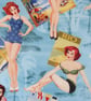 Bathing Belles Toiletries Wash Bag with Drawstrings. - Image 5