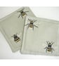 Bee Coasters Pair of Mats