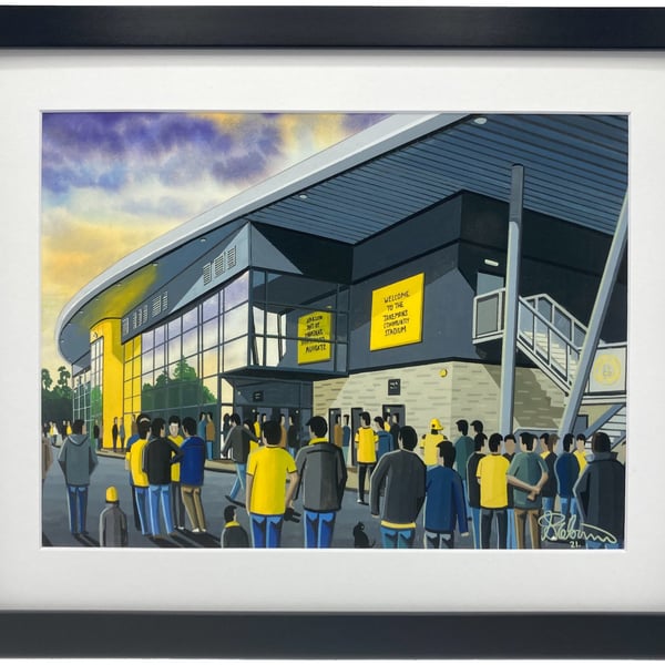Boston. Framed & Unframed Art Print, Utd United Football Club FC, Stadium Gift
