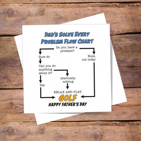 Fathers Day Card - Dad, Daddy -  blank inside, choose any sport or hobby