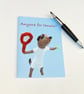 Sport card, tennis card, everyday greeting
