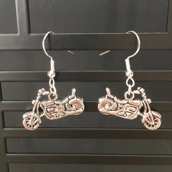 Motorbike Earrings