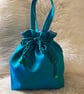 Vintage Silk Drawstring Bag - Image 2